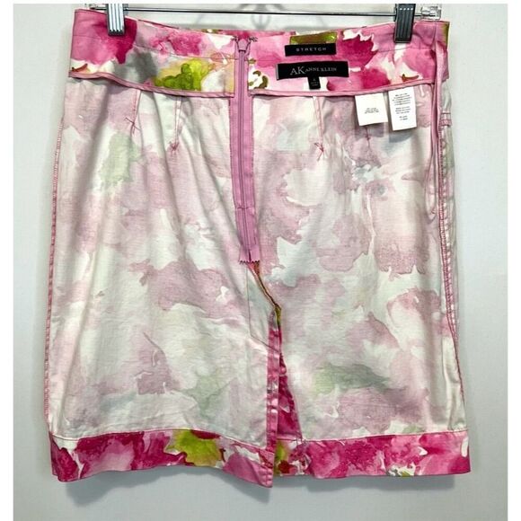 Anne Klein Women's Floral A-Line Skirt Size 4 Multicolor Casual Spring - Picture 7 of 10